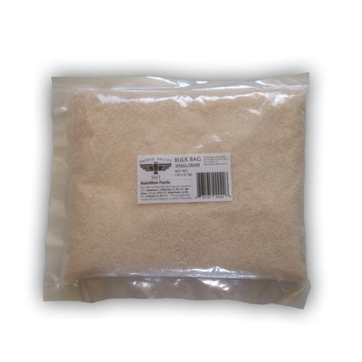 Photo of small grain finishing salt from Salineras de Maras, Peru - 4 lb bulk bag