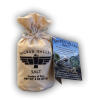 Photo of extra-coarse grinder salt from Salineras de Maras, Peru - 8oz pouch - on white background